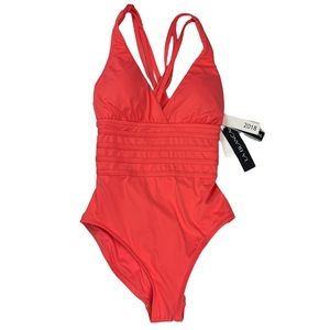 LA BLANCA Coral Swimsuit NWT size 4